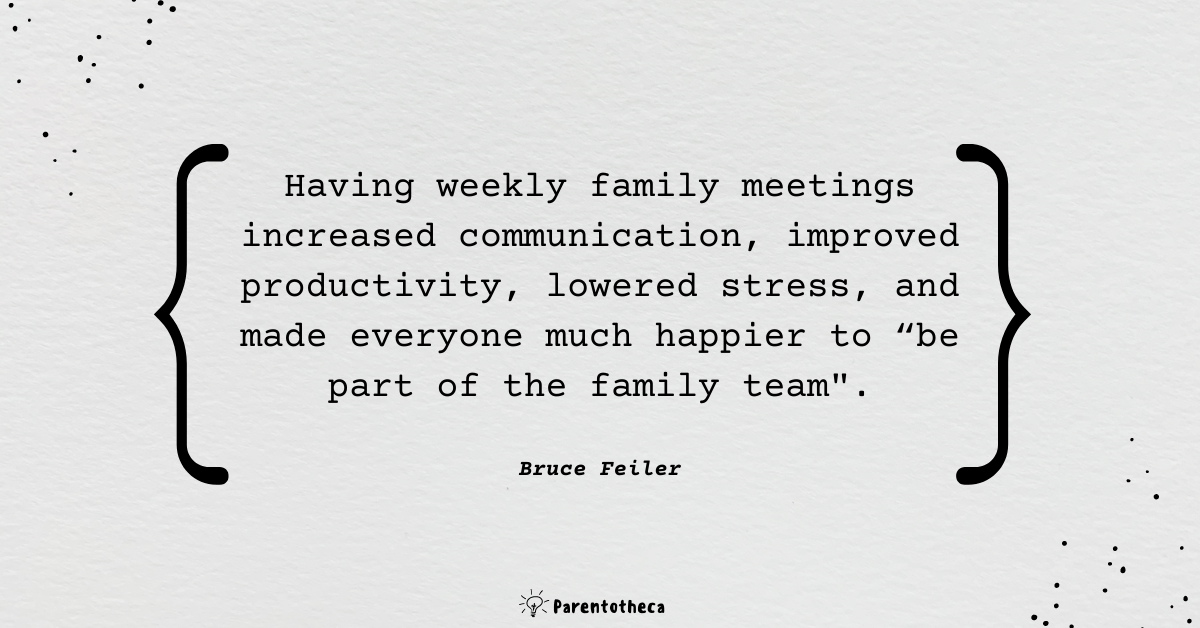 the secrets of happy families bruce feiler summary quote