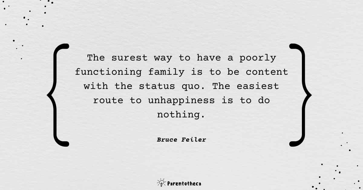 the secrets of happy families bruce feiler summary quote