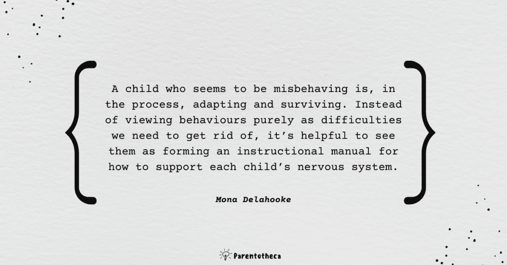 beyond behaviours mona delahooke quote
