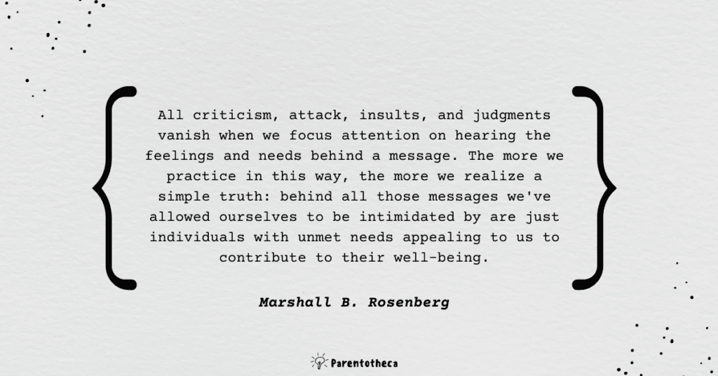 nonviolent communication rosenberg book summary quote