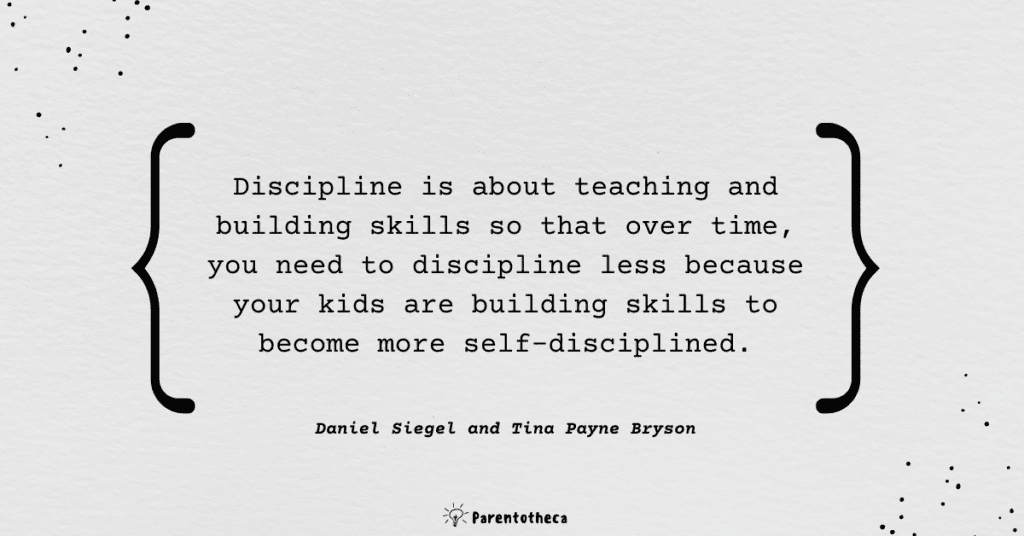 The Yes Brain Child. Dan Siegel and Tina Payne Bryson quote