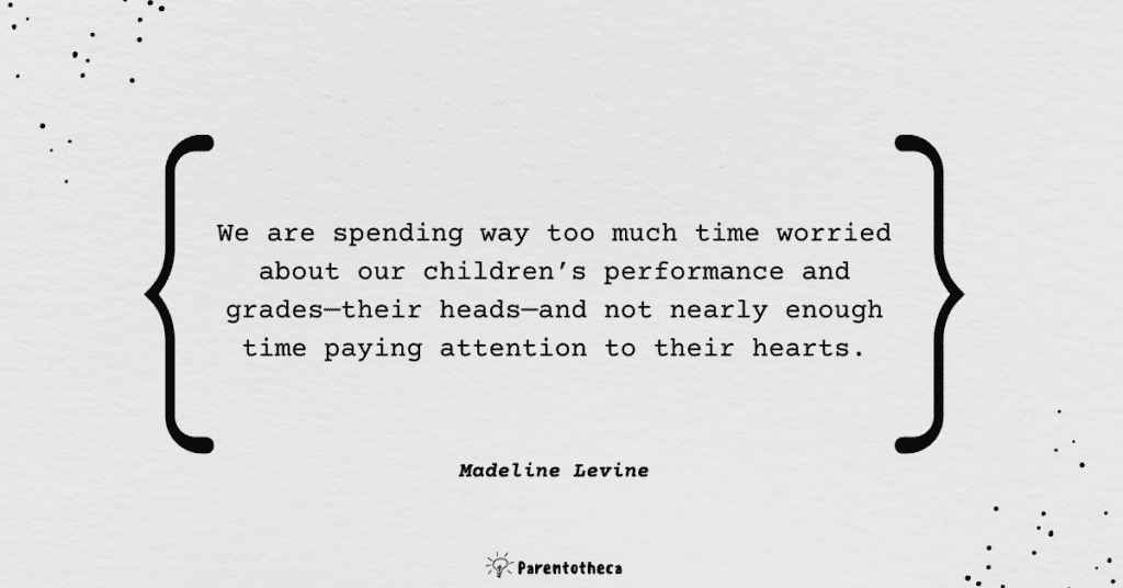 teach your children well madeline levine quote