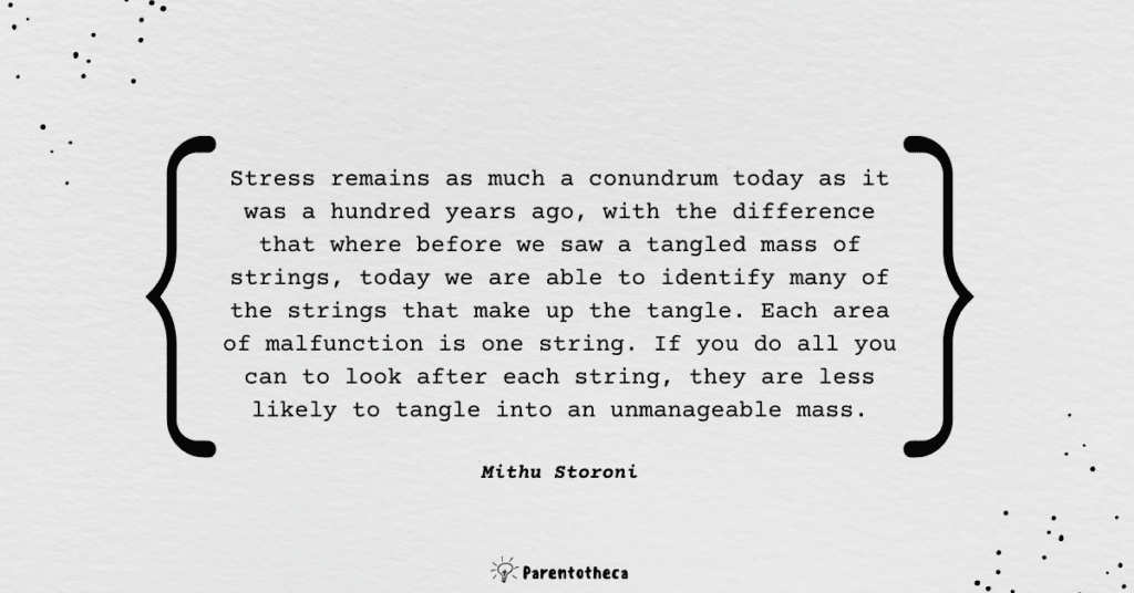 Stress proof mithu storoni quote