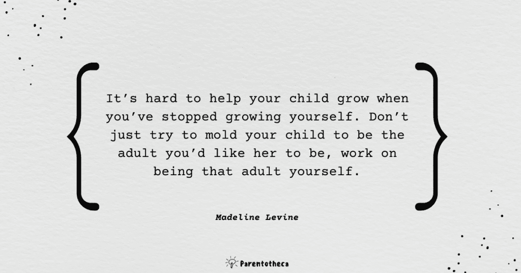teach your children well madeline levine quote