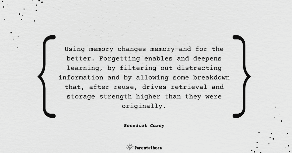 How we learn benedict Carey quote