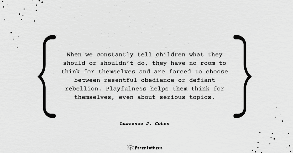 Playful Parenting quote