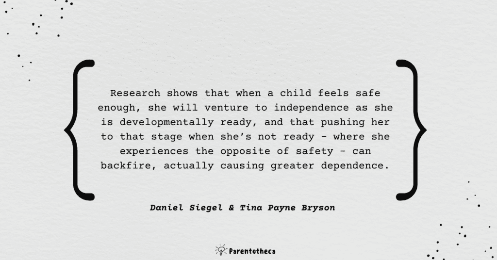 The power of showing up dan siegel and tina bryson quote