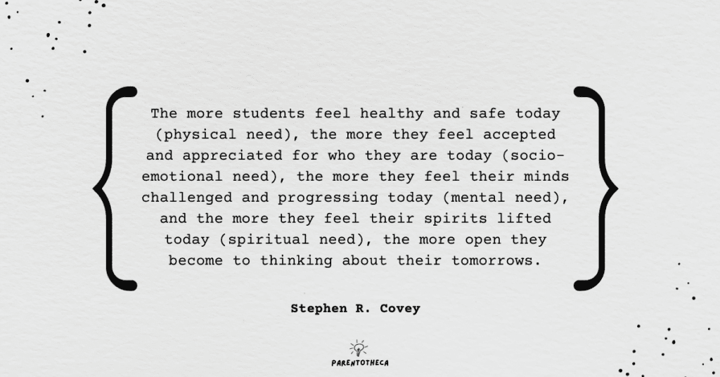 stephen covey quote the leader in me