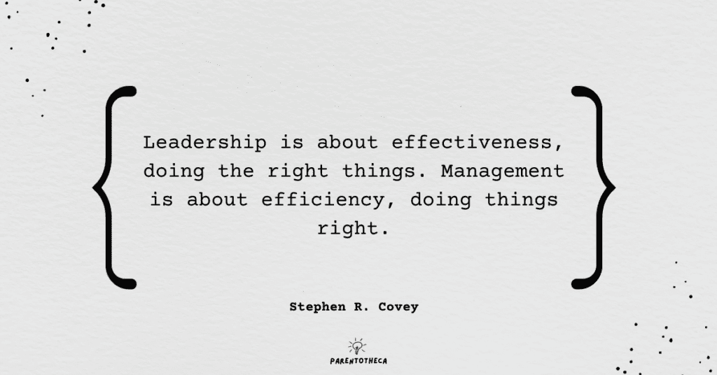 stephen covey quote the leader in me