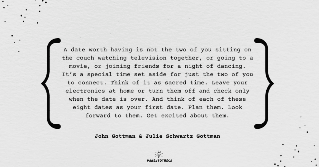 eight dates gottman quote