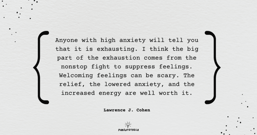 The opposite of worry by Lawrence Cohen quote
