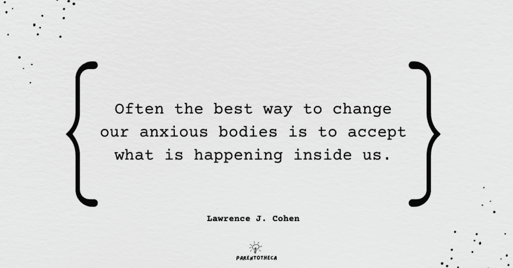 The opposite of worry by Lawrence Cohen quote