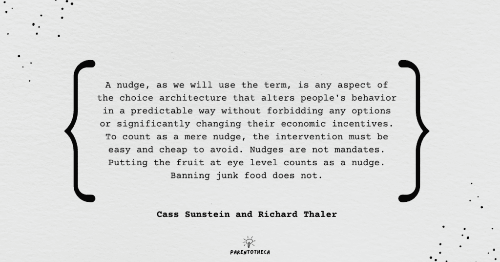 nudge thaler and sunstein quote